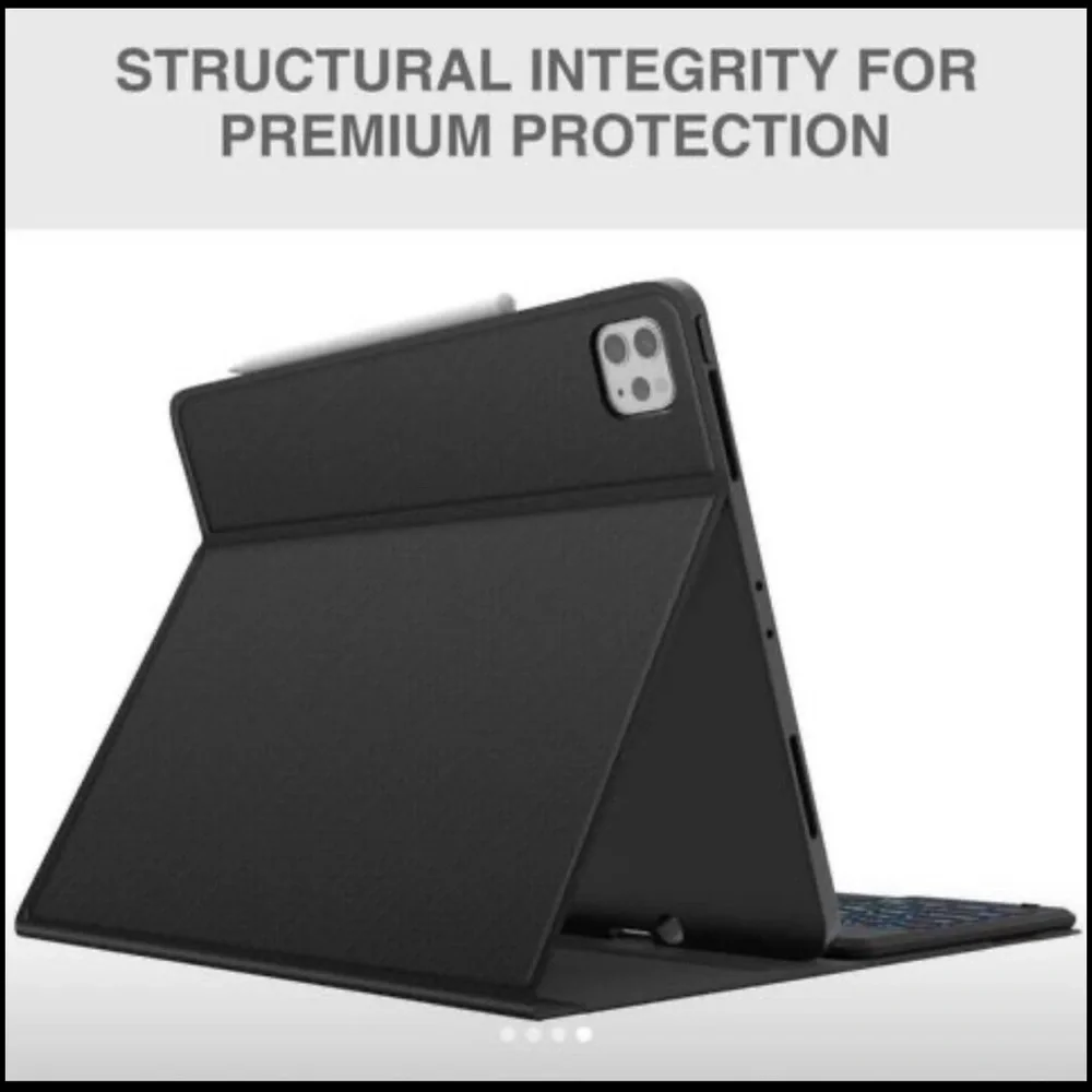 Folio case with magnetic keyboard for iPad 12.9